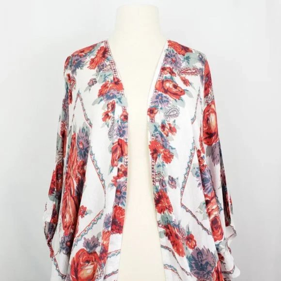 Urban Outfitters Kimchi Blue floral print Kimono - Picture 6 of 8